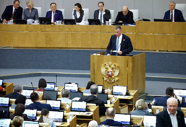 Руководитель фракции ЛДПР Леонид Слуцкий