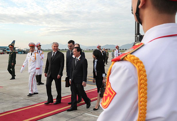 Visita oficial del Jefe de la Duma Estatal, Vyacheslav Volodin, a la República Socialista de Vietnam