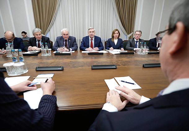 Meeting of First Deputy Chairman of the State Duma Ivan Melnikov and Minister of Foreign Affairs of the Republic of Cuba Bruno Eduardo Rodríguez Parrilla