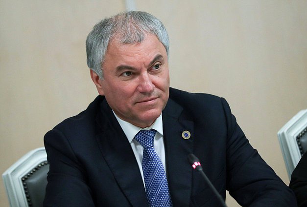 El Jefe de la Duma Estatal Vyacheslav Volodin