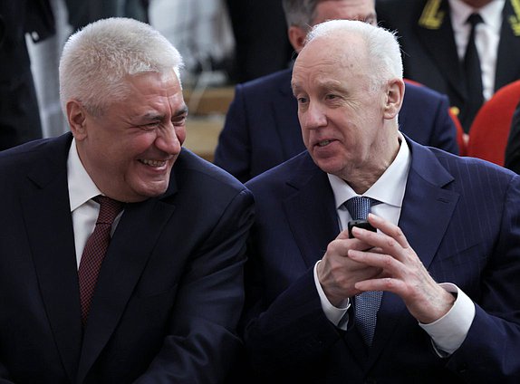 Министр внутренних дел РФ Владимир Колокольцев и Председатель Следственного комитета РФ Александр Бастрыкин