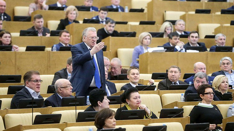 Руководитель фракции ЛДПР Владимир Жириновский. Автор фото: Марат Абулхатин/Фотослужба Государственной Думы