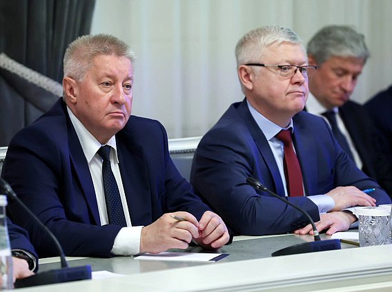 Ambassador Extraordinary and Plenipotentiary of the Russian Federation to the Republic of Djibouti and the Federal Republic of Somalia Mikhail Golovanov and Chairman of the Committee on Security and Corruption Control Vasily Piskarev