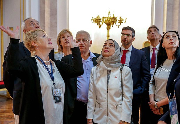 Excursion in the Grand Kremlin Palace for participants of the Second International Forum ”Development of Parliamentarism“