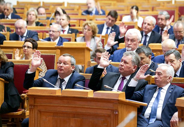 Заседание Совета законодателей РФ