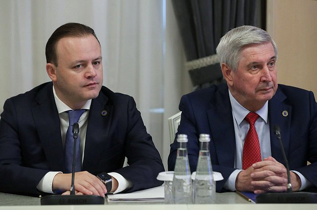 Reunión del Jefe de la Duma Estatal, Vyacheslav Volodin, con el Presidente de la Asamblea Nacional de la República Bolivariana de Venezuela, Jorge Jesús Rodríguez Gómez