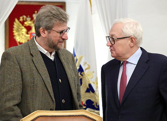 Political expert Fyodor Lukyanov and Deputy Minister of Foreign Affairs of the Russian Federation Sergey Ryabkov