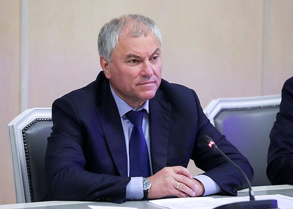 Chairman of the State Duma Vyacheslav Volodin