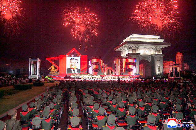 Gala concert on the occasion of the 80th anniversary of Korea's liberation from Japanese colonial rule. Photo credit: KCNA
