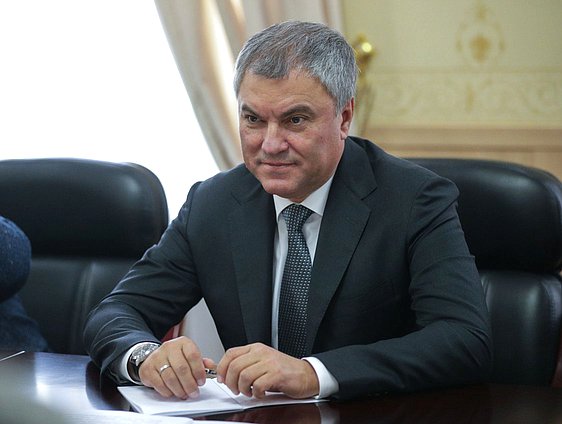 Chairman of the State Duma Viacheslav Volodin