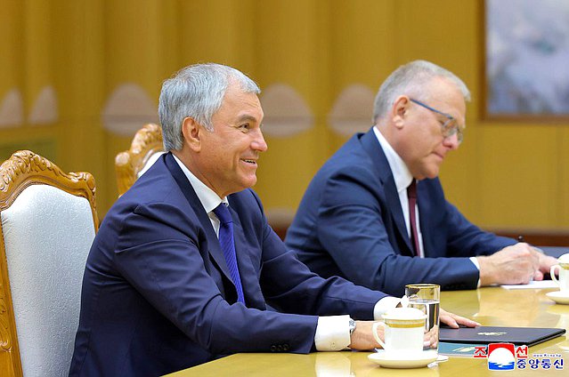 Chairman of the State Duma Vyacheslav Volodin. Photo credit: KCNA