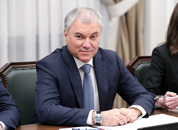 Jefe de la Duma Estatal Vyacheslav Volodin