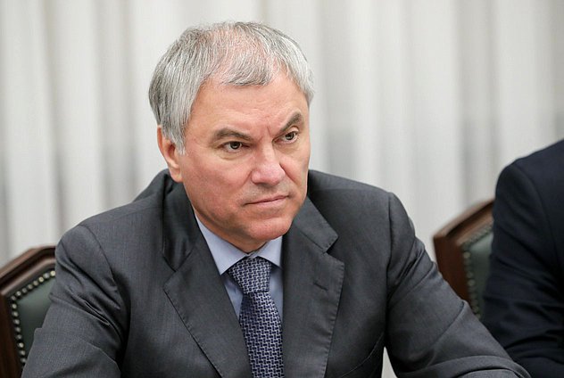 Chairman of the State Duma Vyacheslav Volodin