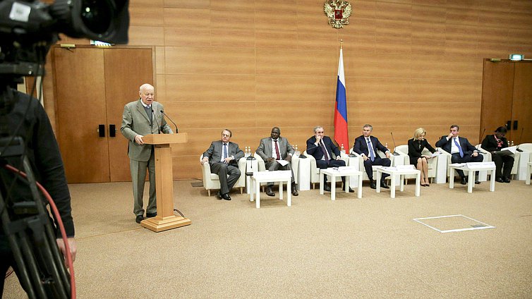 Meeting of Chairman of the State Duma Viacheslav Volodin with the ambassadors of African countries to the Russian Federation