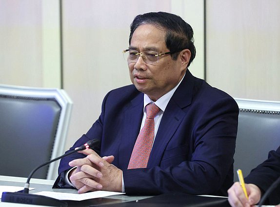 Prime Minister of the Socialist Republic of Vietnam Phạm Minh Chính