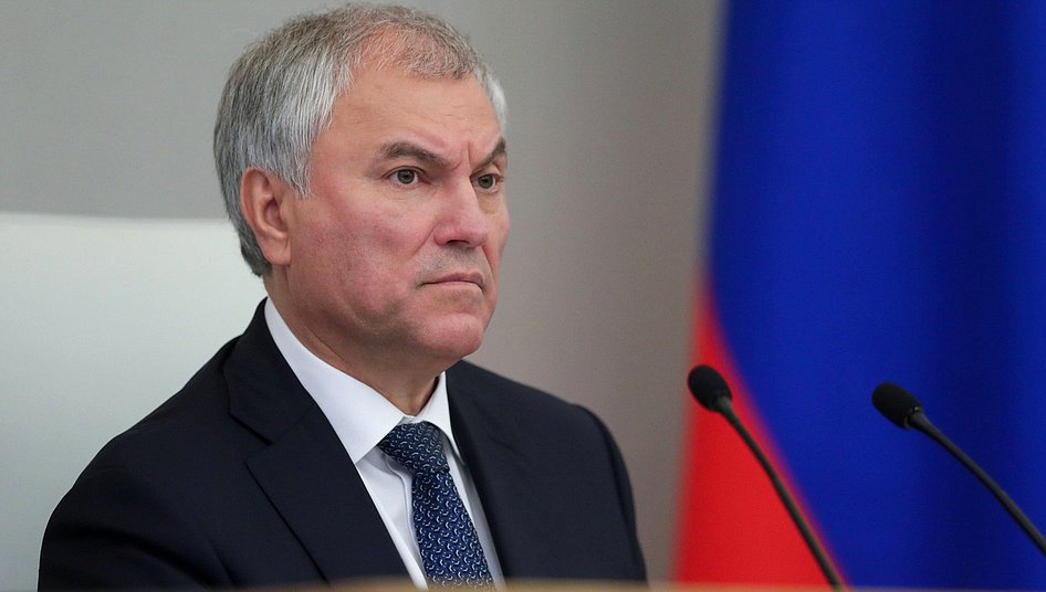 Chairman of the State Duma Vyacheslav Volodin