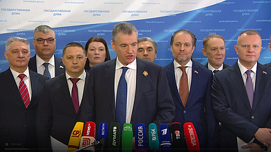 Пресс-подход представителей фракции ЛДПР