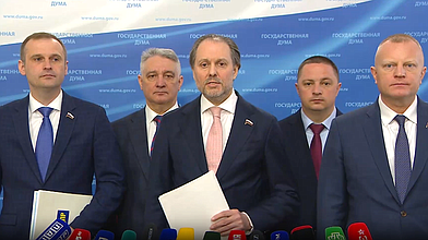 Пресс-подход представителей фракции ЛДПР