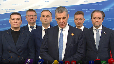 Пресс-подход представителей фракции ЛДПР