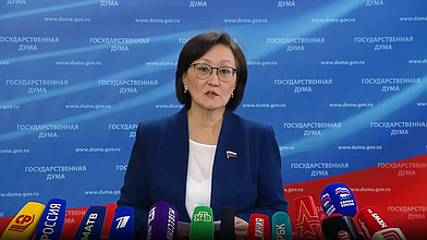 Пресс-подход представителей фракции "Новые люди"