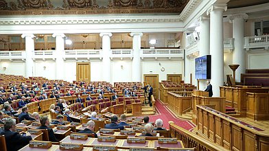 Выступление Президента РФ Владимира Путина перед членами Совета законодателей при Федеральном Собрании РФ