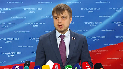 Пресс-подход представителей фракции "Новые люди"