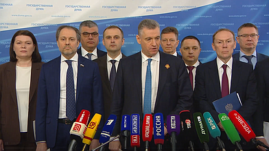 Пресс-подход представителей фракции ЛДПР