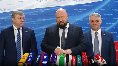 Пресс-подход представителей фракции ЛДПР