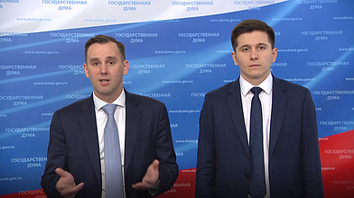 Пресс-подход представителей фракции "Новые люди"