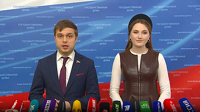 Пресс-подход представителей фракции "Новые люди"