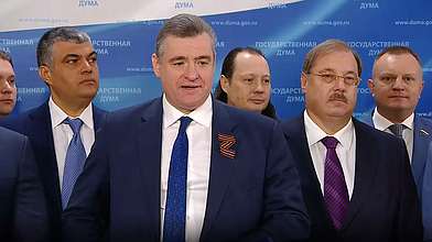 Пресс-подход представителей фракции ЛДПР