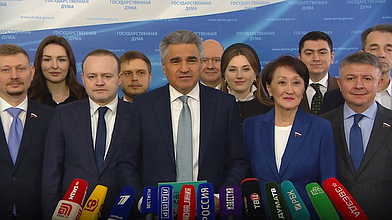 Пресс-подход представителя фракции "Новые люди"