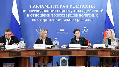 Заседание Парламентской комиссии по расследованию преступных действий в отношении несовершеннолетних со стороны киевского режима