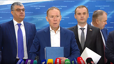 Пресс-подход представителей фракции ЛДПР