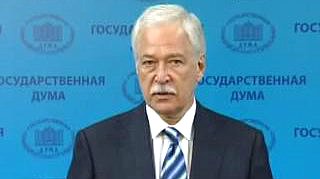 Выступление Председателя Государственной Думы Б.В.Грызлова перед парламентскими журналистами после Совета Государственной Думы 16.06.2011 г.