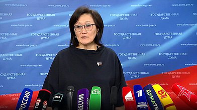 Пресс-подход представителей фракции «Новые люди»