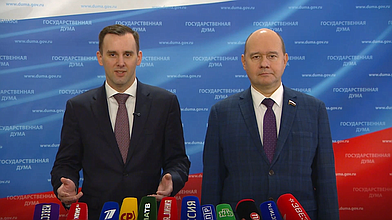 Пресс-подход представителей фракции "Новые люди"