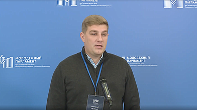 Пресс-подход депутата Молодежного парламента при ГД, депутата Саратовской областной Думы Дмитрия Пьяных