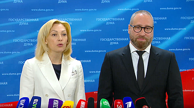 Пресс-подход представителей фракции «Единая Россия»