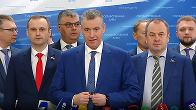 Пресс-подход представителей фракции ЛДПР