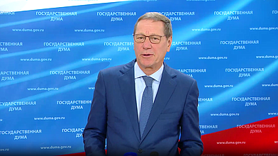 Пресс-подход Первого заместителя Председателя ГД Александра Жукова после заседания Совета Государственной Думы
