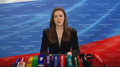 Пресс-подход представителя фракции "Новые люди"